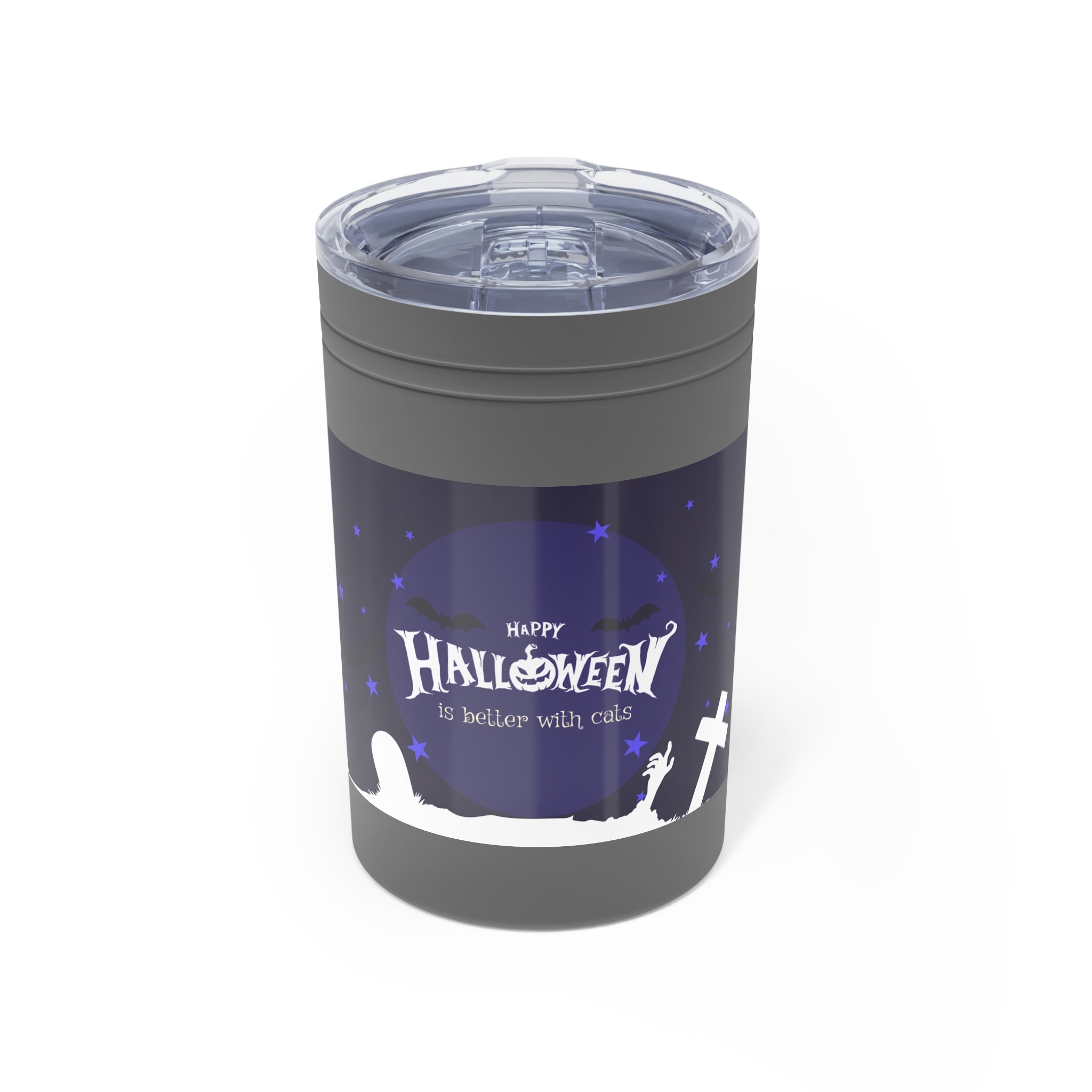Happy Halloween with Witch's Cats | Vacuum Insulated Tumbler